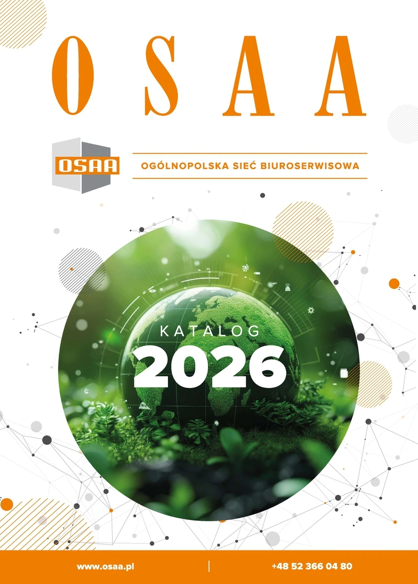 Okładka katalogu biurowego OSAA 2026